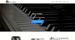 Desktop Screenshot of key-notes.com